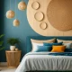 Two Colour Combination for Bedroom Walls