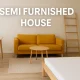 semi furnished house meaning